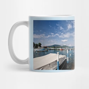 Iseo Town Marina, Italy Mug